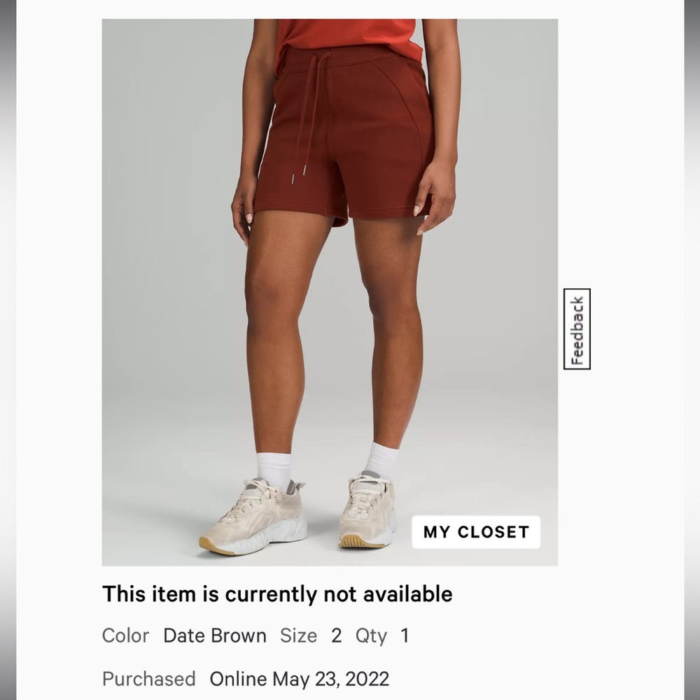 Lululemon scuba shorts